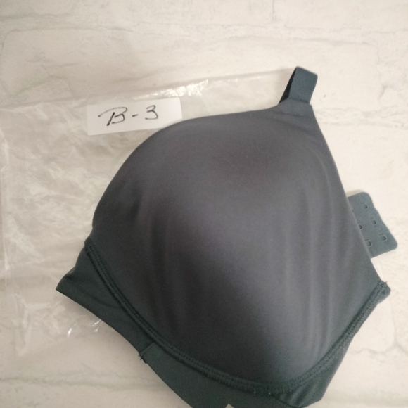 DKNY Women's Gray Bra Wireless Sz Large Comfort - Picture 7 of 7